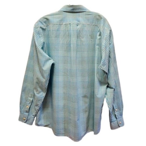 Cremieux Lightweight Cotton Long Sleeve Button-Down Gingham Plaid Shirt Size L - Picture 3 of 9